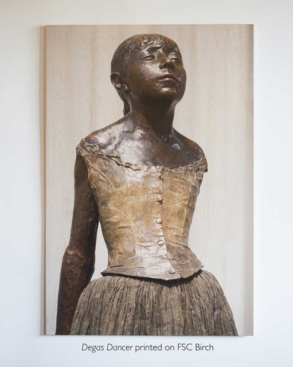Degas Dancer Stained Birch