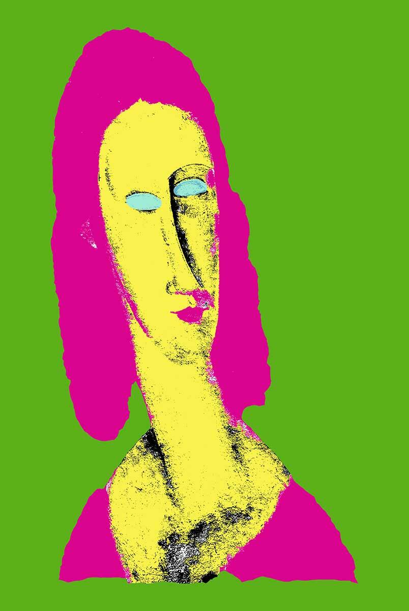 POP Modigliani Blue Eyes